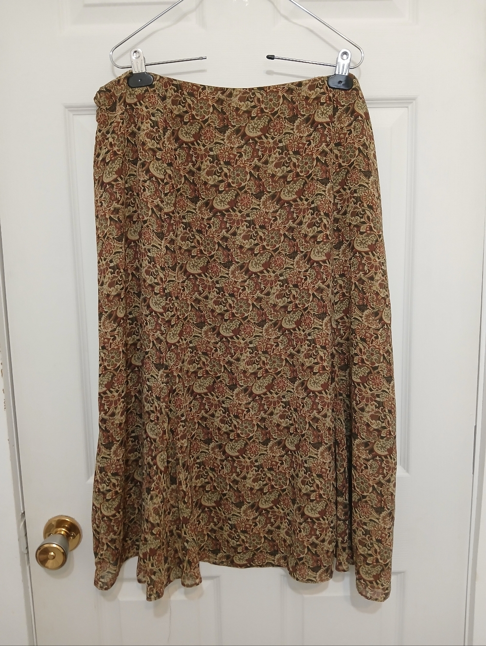 Vintage Norton McNaughton Woman Floral Print Skirt